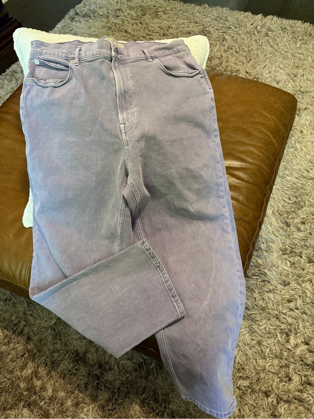 Everlane Lavender High-Rise Jeans